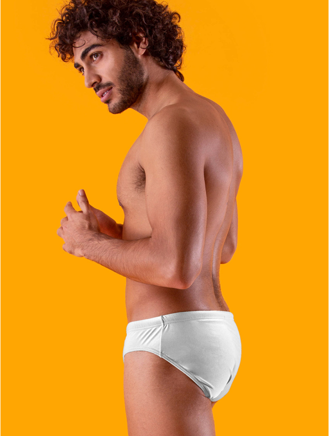 Costume bianco uomo fashion slip